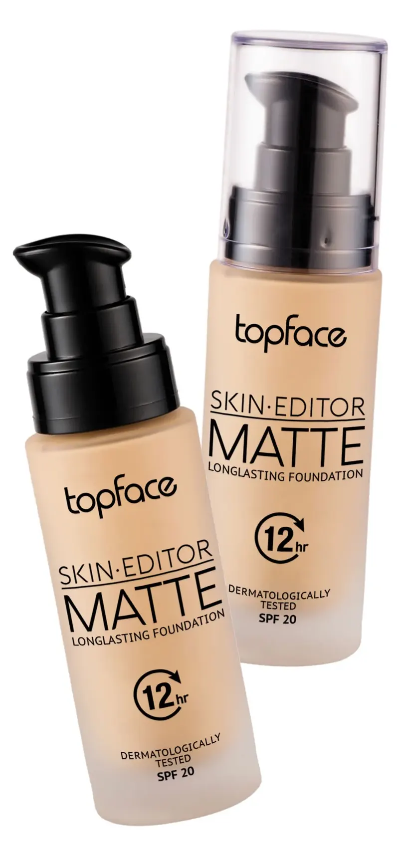 Topface Skin Editor Matte Foundation, Long-lasting, up to 12 hours, 002