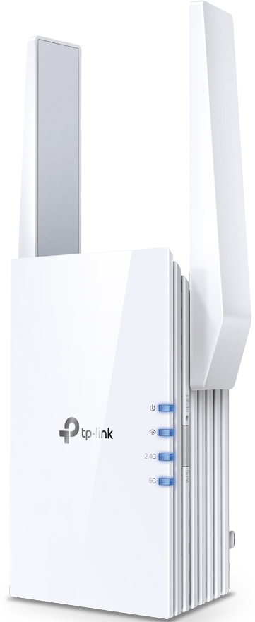 موسع نطاق واي فاي 6 من تي بي لينك ، AX3000 ، ثنائي النطاق ، تصل إلى 3.0 جيجابت في الثانية ، أبيض ، RE705X