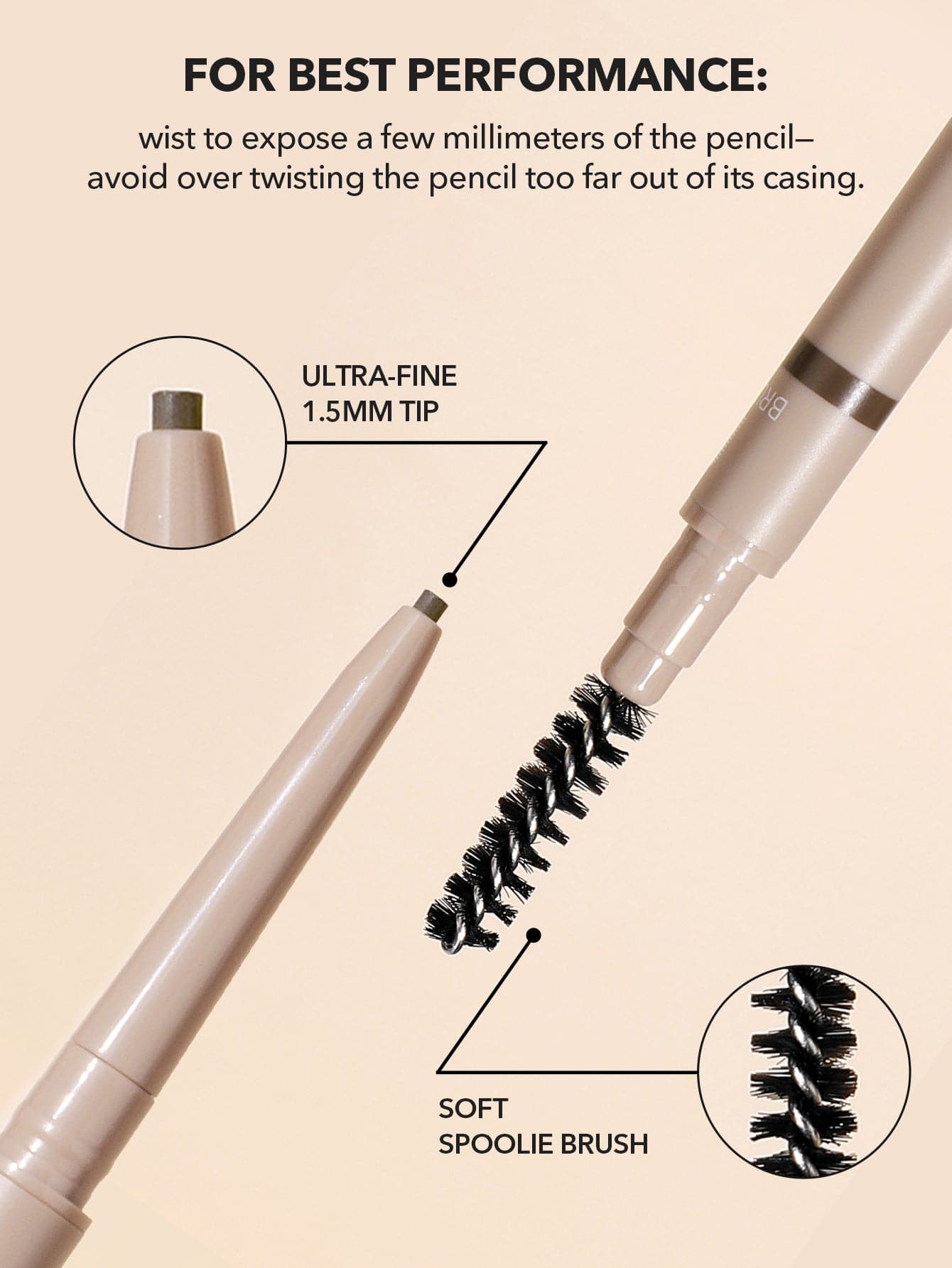 Sheglam Brows On Demand 2In1 Brow Pencil, Light Brown