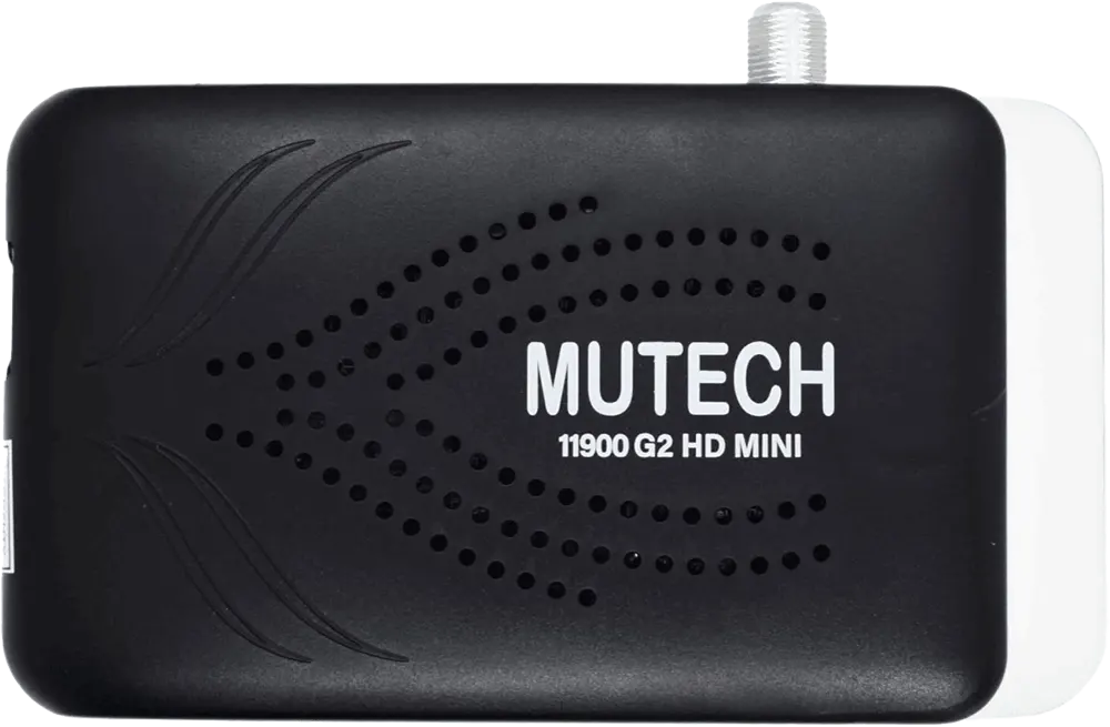 Mutech HD Mini Receiver, 6000 Channels USB Port, Black, Model 11900G2