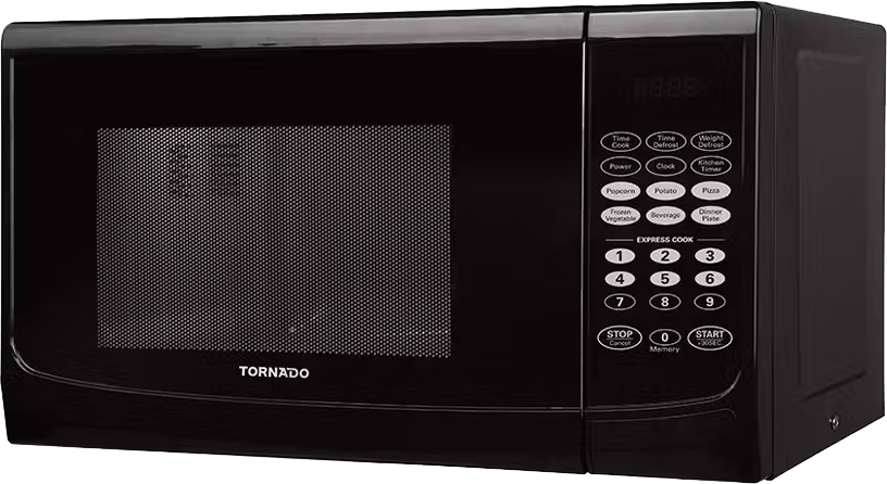 Tornado Solo Microwave, 28 Litre, 900 Watt, Digital Display, Black, TMD-28S-BK