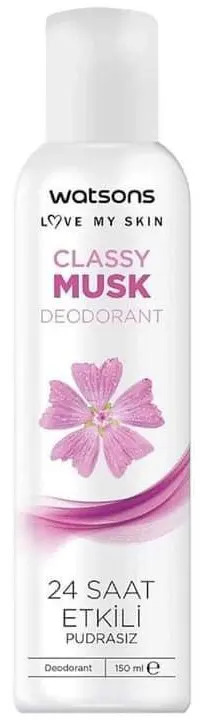 Watsons Classy Musk Deodorant Spray, 150Ml