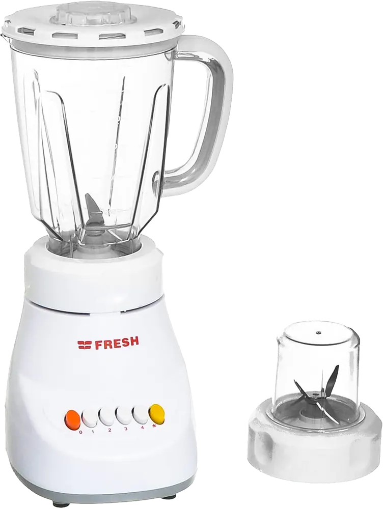 Fresh Al Shabah Electric Blender, 360 Watt, 1.5 Liter Jar, Single Mill, White