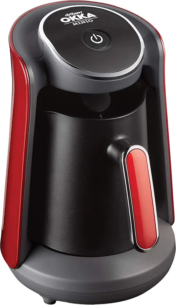 ماكينة قهوة تركي اوكا تركى، 480 وات، أسود وأحمر، OK004N