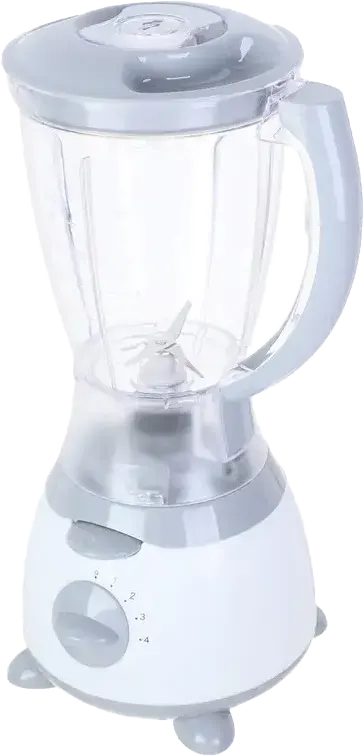 Wellsun Electric Blender, 400 Watt, 1.5 Liter Jar, 2 Mills, White