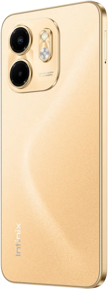 Infinix Smart 9 Dual SIM Mobile, 64GB Memory, 3GB RAM, 4G LTE, Sandstone Gold