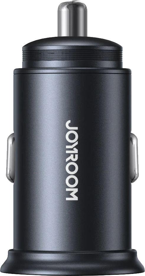 شاحن سيارة سريع صغير من جوي روم ، بقوة 60 وات ، معدني ، أسود ، JR-CCN04