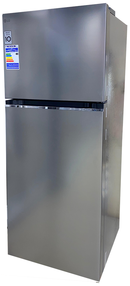 LG No-Frost Refrigerator , 461 Liters , 2 Doors , Inverter , Hygiene Fresh Technology , Silver , GN-B602PFFQ