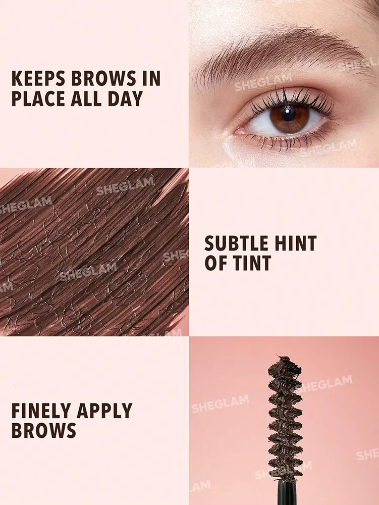 Sheglam Hold 'Em Up Tinted Brow Gel, Chocolate