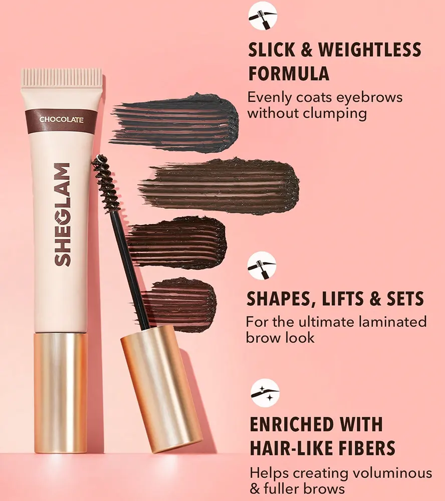 Sheglam Hold 'Em Up Tinted Brow Gel, Chocolate