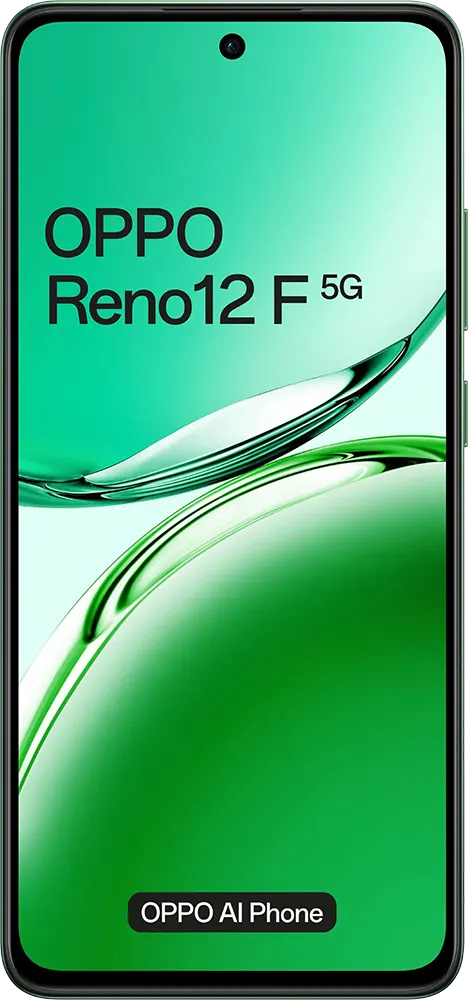 Oppo Reno 12 F Dual SIM Mobile , 256GB Memory, 12GB RAM, 5G, Olive Green