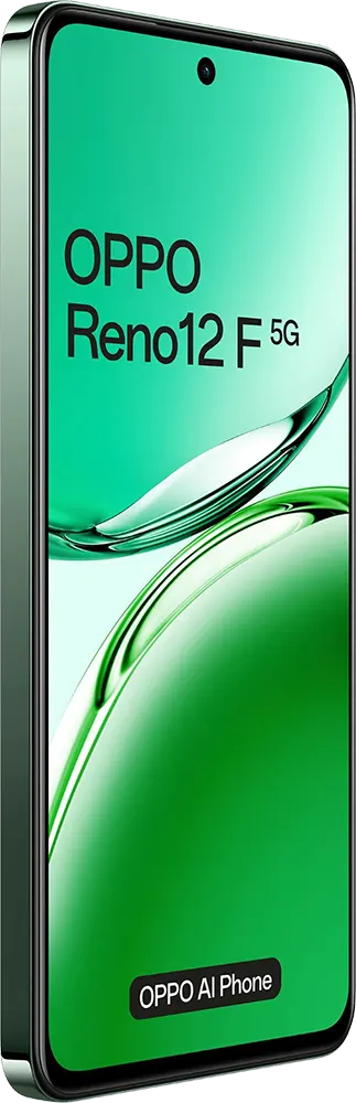 Oppo Reno 12 F Dual SIM Mobile , 256GB Memory, 12GB RAM, 5G, Olive Green