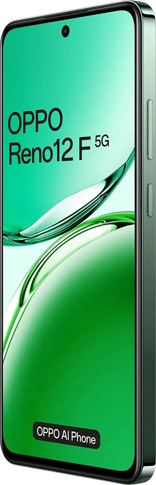 Oppo Reno 12 F Dual SIM Mobile , 256GB Memory, 12GB RAM, 5G, Olive Green