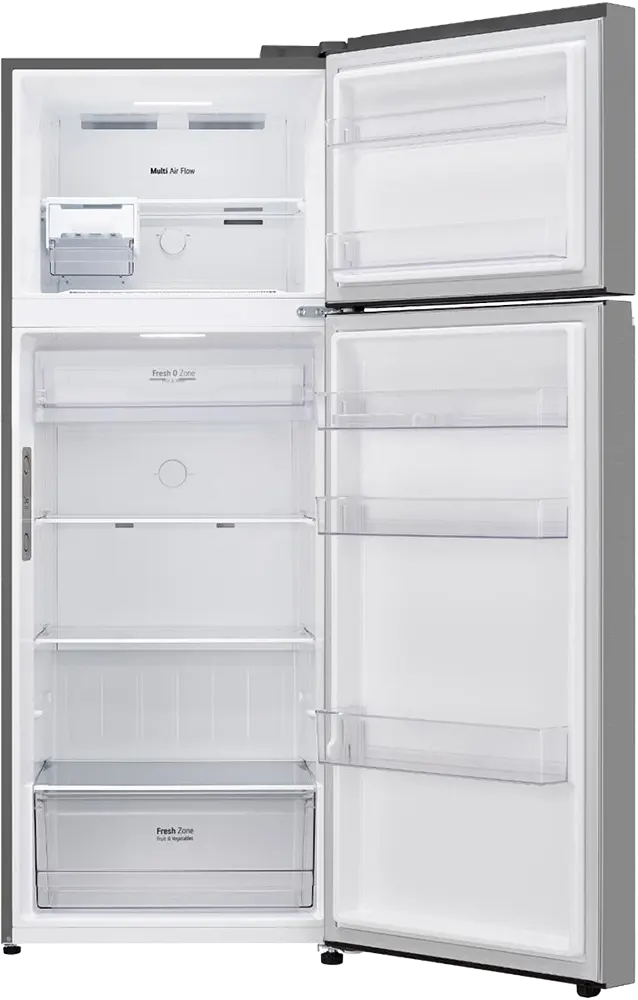 LG No-Frost Refrigerator , 461 Liters , 2 Doors , Inverter , Hygiene Fresh Technology , Silver , GN-B602PFFQ