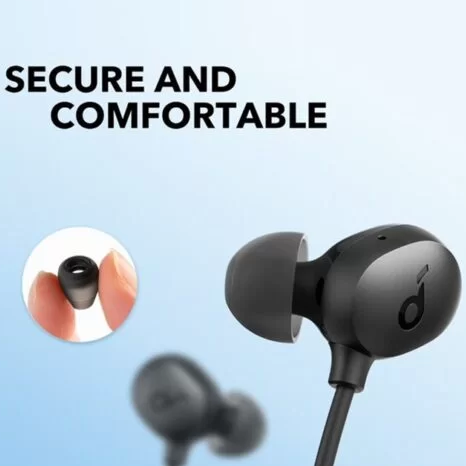 Anker Soundcore Life U2i Wireless Neckband Earphones, IPX5 Water Resistant, Bluetooth 5.0, Fast Charging, Black, A3213H12