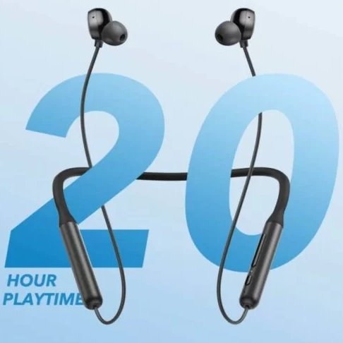 Anker Soundcore Life U2i Wireless Neckband Earphones, IPX5 Water Resistant, Bluetooth 5.0, Fast Charging, Black, A3213H12