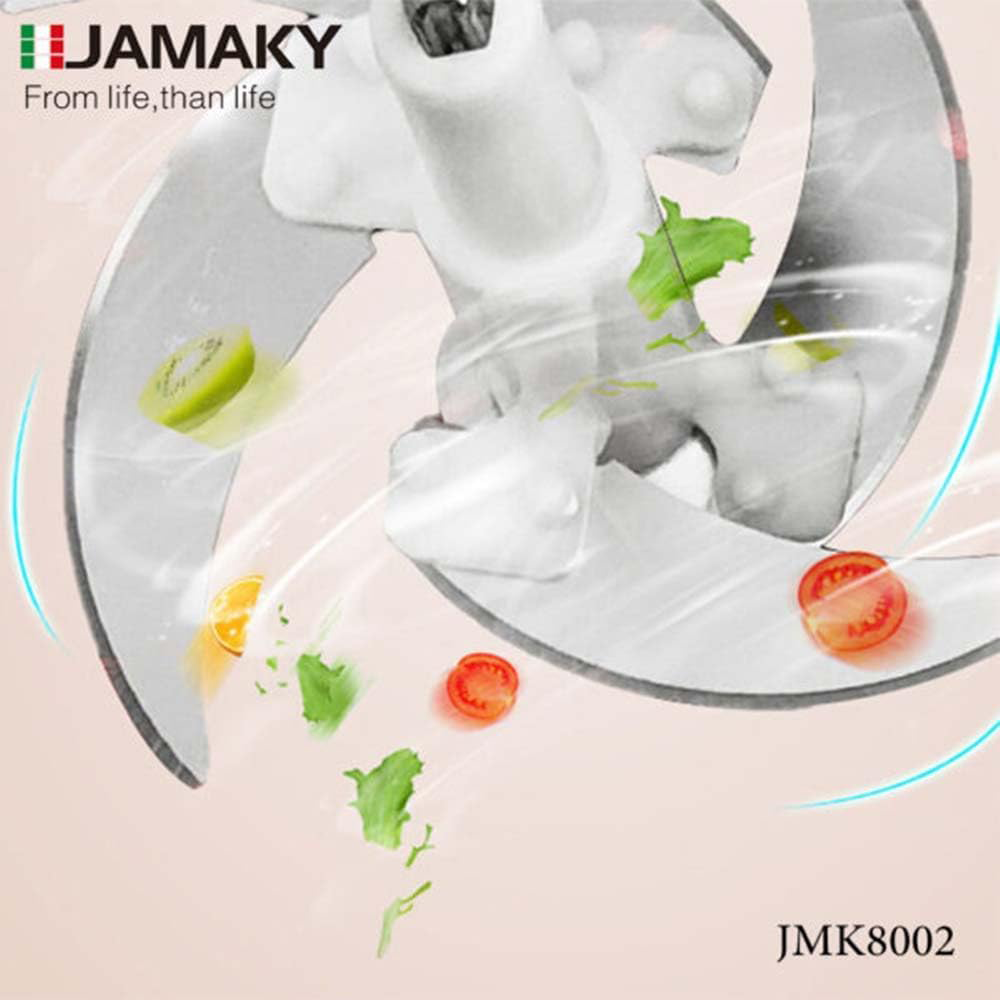 Jamaky Electric Chopper, 500 Watt, 3 Liter, Stainless Steel, Silver, JMK8002