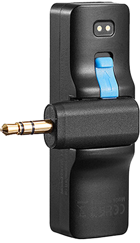 BOYA Wireless Microphone, Multi-Purpose with InterchangeaBOYA Wireless Microphone, Noise Cancelling, 100m Range, Multi-Purpose with Interchangeable Connectors, 3.5 TRS, Type-C, Lightning, Black, BOYALINK