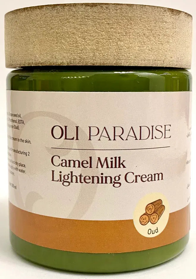 كريم تفتيح حليب الجمل بالعود من أولي باراديس، 150 مل