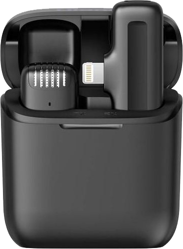 Ulanzi Wireless Microphone, Lightning, for Smartphones, Noise Reduction, J11