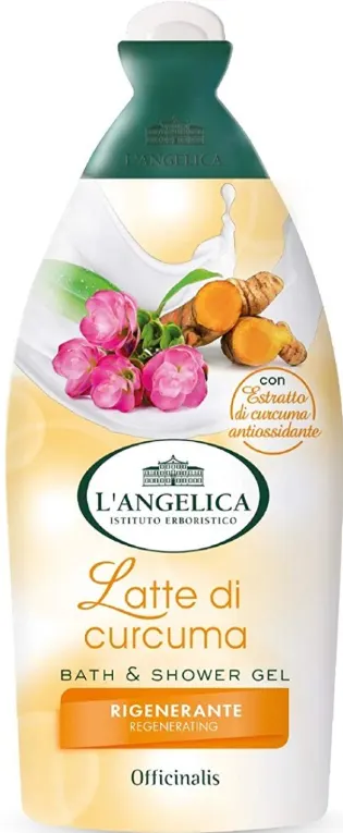 L'angelica Latte Di Curcuma Bath & Shower Gel, 500ML