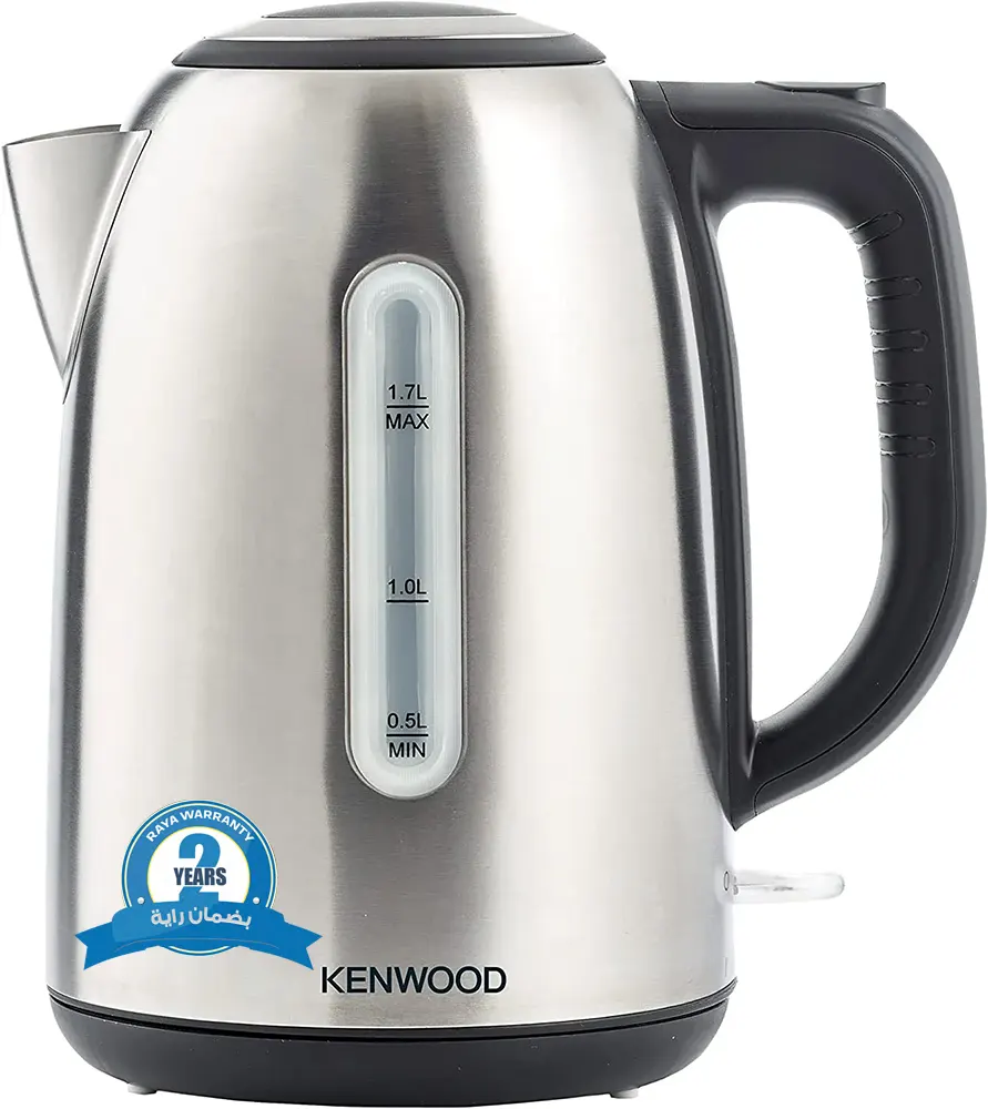 Kenwood Stainless Electric Water Kettle, 1.7 L, 2200 Watt, Silver, ZJM01.AOBK, (with Raya warranty)