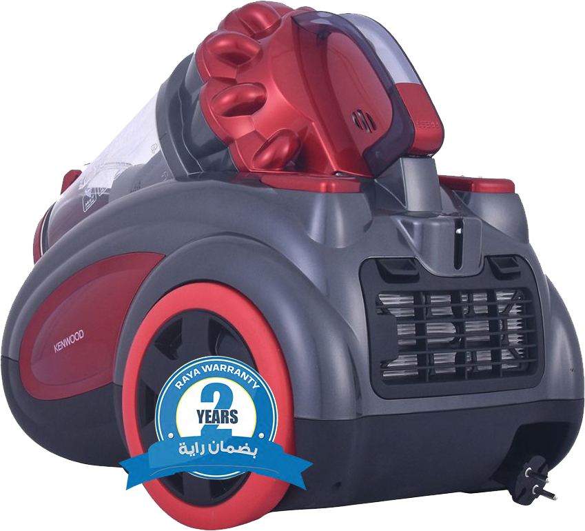 Kenwood Vacuum Cleaner, 2200 Watt, Bagless, Black*Red, VBP80.000RG (With Raya Warranty)
