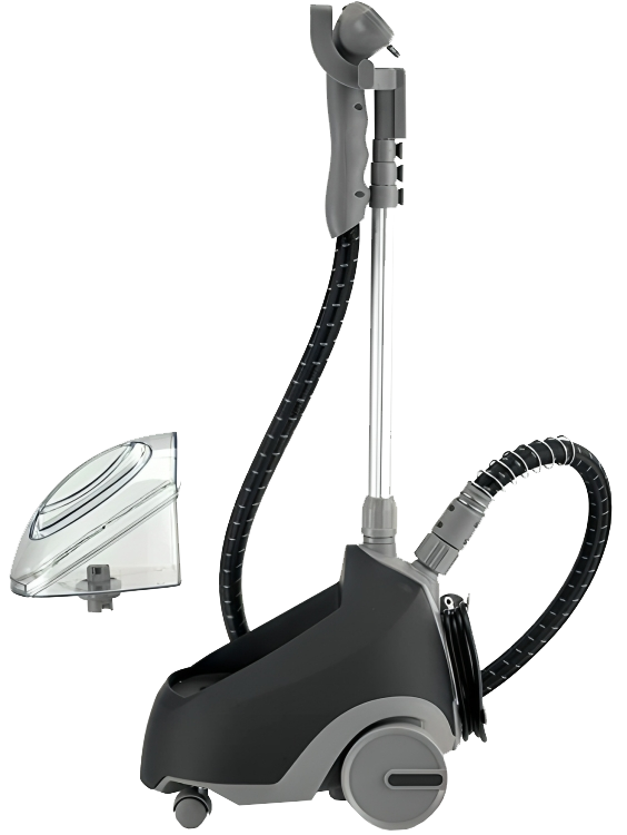 مكواة بخار ستاند من كينوود ، 1500 وات ، 2 لتر ،  أسود ، ( ضمان شهر ) ، GSP65.500PK