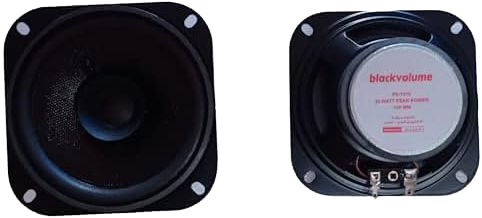 Black Volume Car Speaker Subwoofer, Max Power 30W, Speaker Size 100mm, Black, Ps.1010