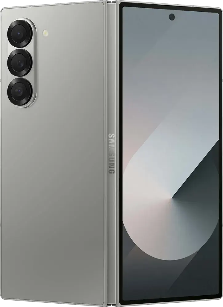 Samsung Galaxy Z Fold 6 Dual Sim Mobile , 256GB Memory, 12GB RAM, 5G, Silver Shadow