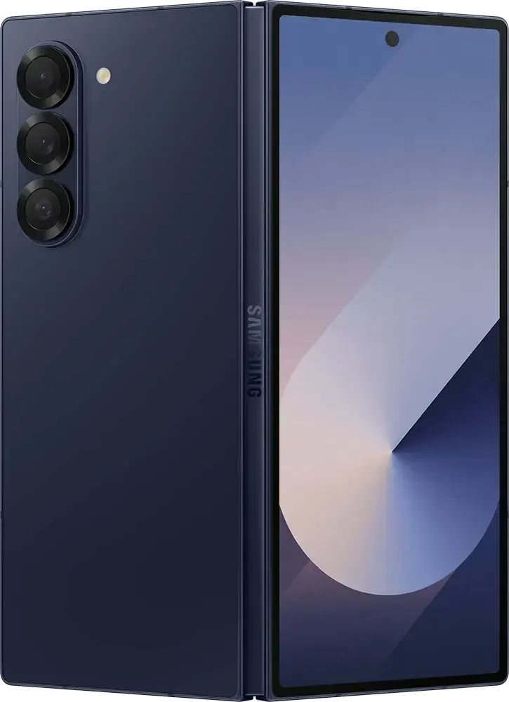 موبايل سامسونج جلاكسي زد فولد 6، ثنائي الشريحة، ذاكرة داخلية 256 جيجابايت، رامات 12 جيجابايت، شبكة الجيل الخامس، أزرق غامق