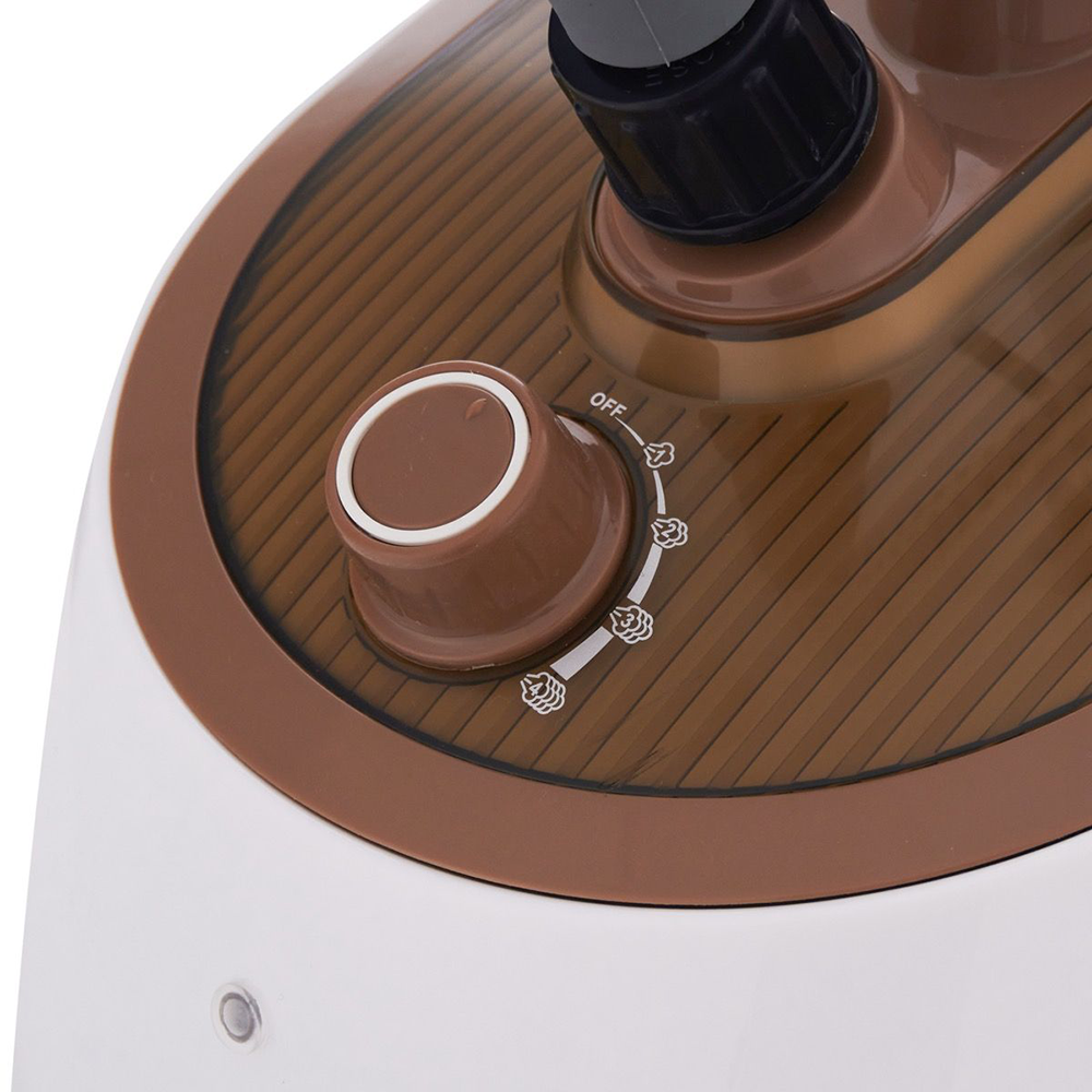 Media Tech Stand Steam Iron, 1750 Watt , 2 Liters ,  White x Brown , MT-206