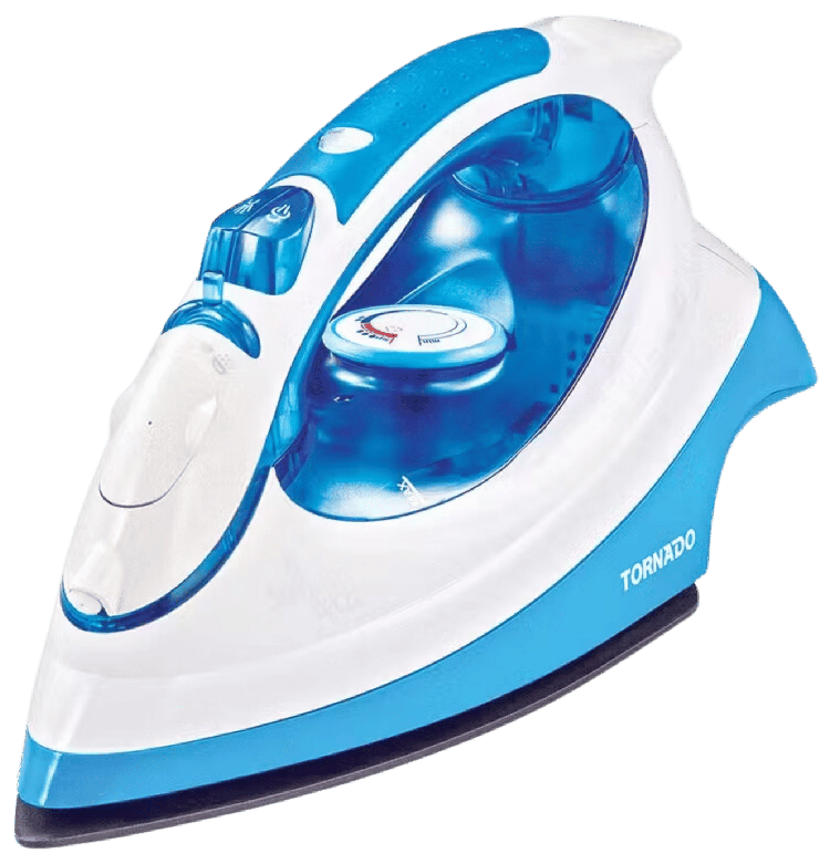 Tornado Steam Iron , 2000 Watt , Teflon Soleplate, Multicolor , TA-2000S
