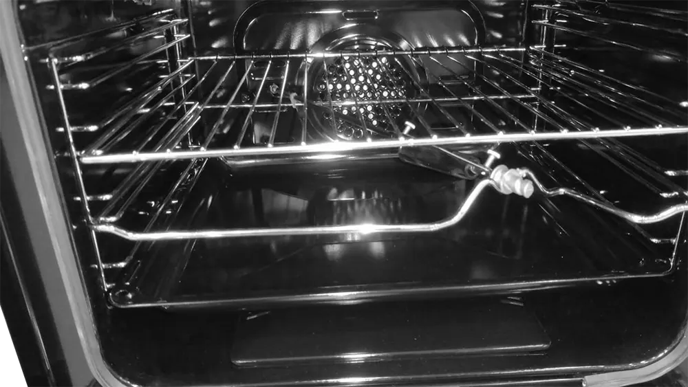 Simfer Built-in Gas Oven, 60 cm, 76 Liter, Gas Grill, Digital Display, 2 Fans, Grill, Full Safety, Black*Copper, B6302 CGACU