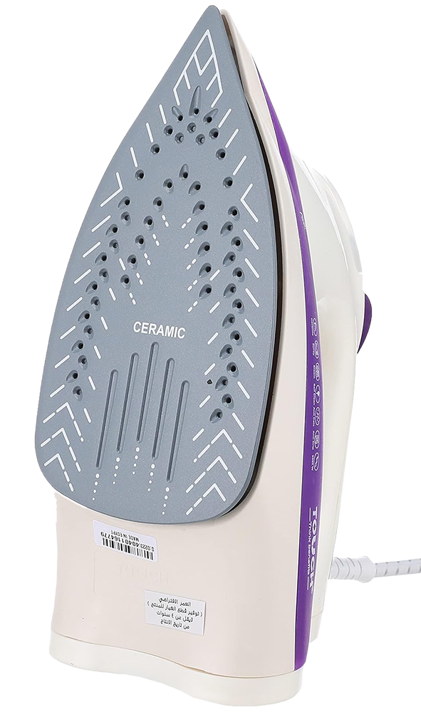 Touch Zenoki Steam Iron , 2600 Watt , 350 ml , Ceramic Soleplate , Purple , 40401-znk