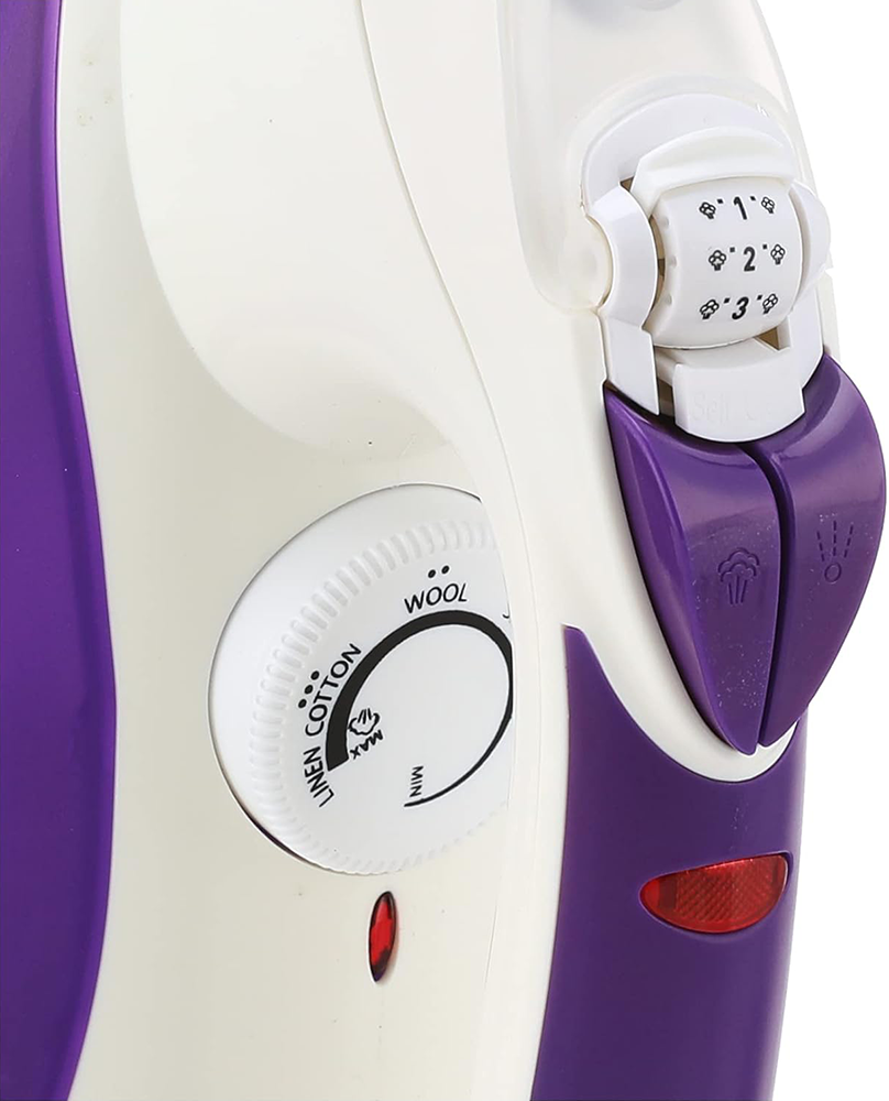 Touch Zenoki Steam Iron , 2600 Watt , 350 ml , Ceramic Soleplate , Purple , 40401-znk