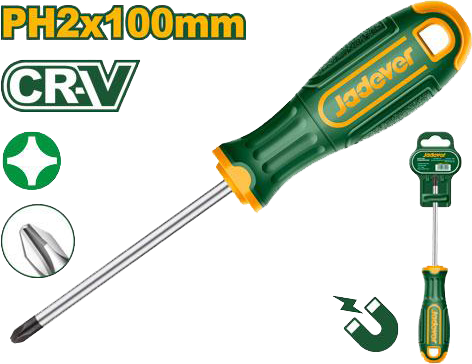 JADEVER Cross Screwdriver, 106mm, JDSD2224