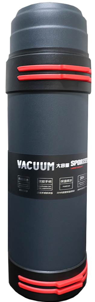 Stainless Steel Thermal Tea Thermos , 2.5 Litres , with Cup Lid  , Navy Blue