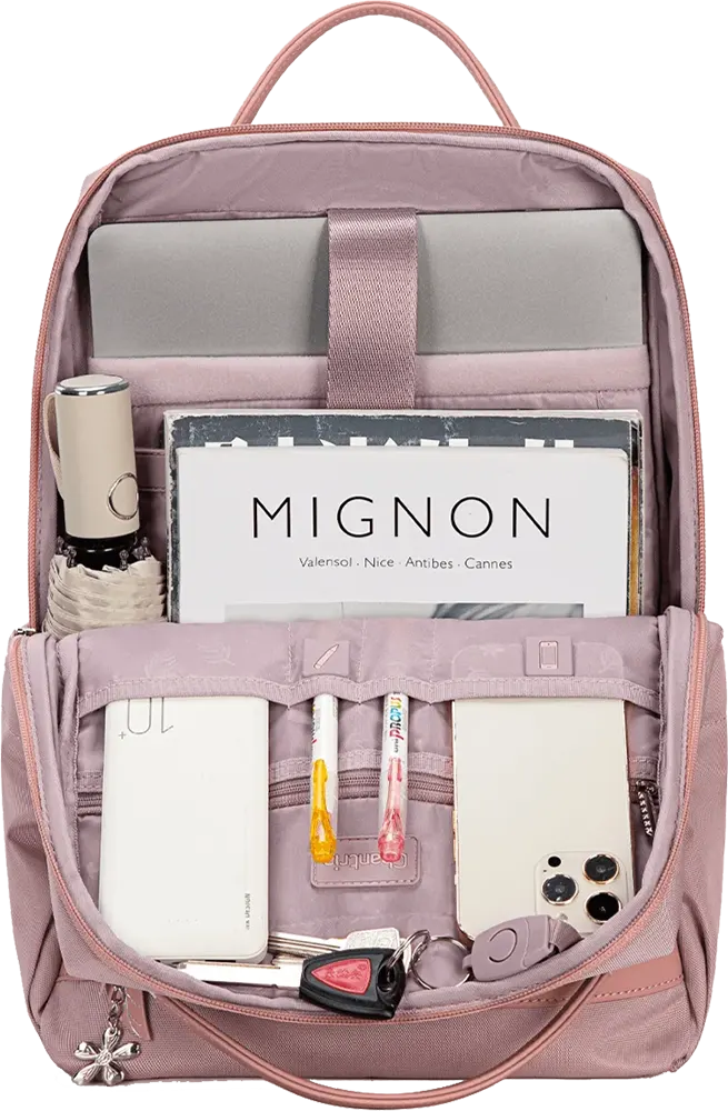 Cougar Chantria Laptop Backpack, 15.6 Inches, Waterproof, Pale Mauve, CB-00639