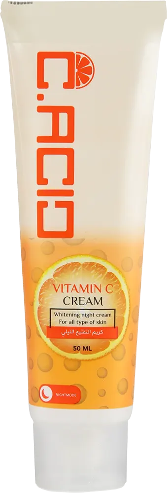كريم التفتيح الليلي للبشرة بفيتامين سي من سي أسيد، 50 مل