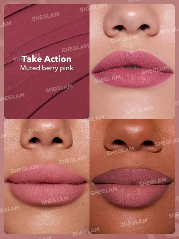 Sheglam Boom Long-Lasting Matte Lipstick, Take Action