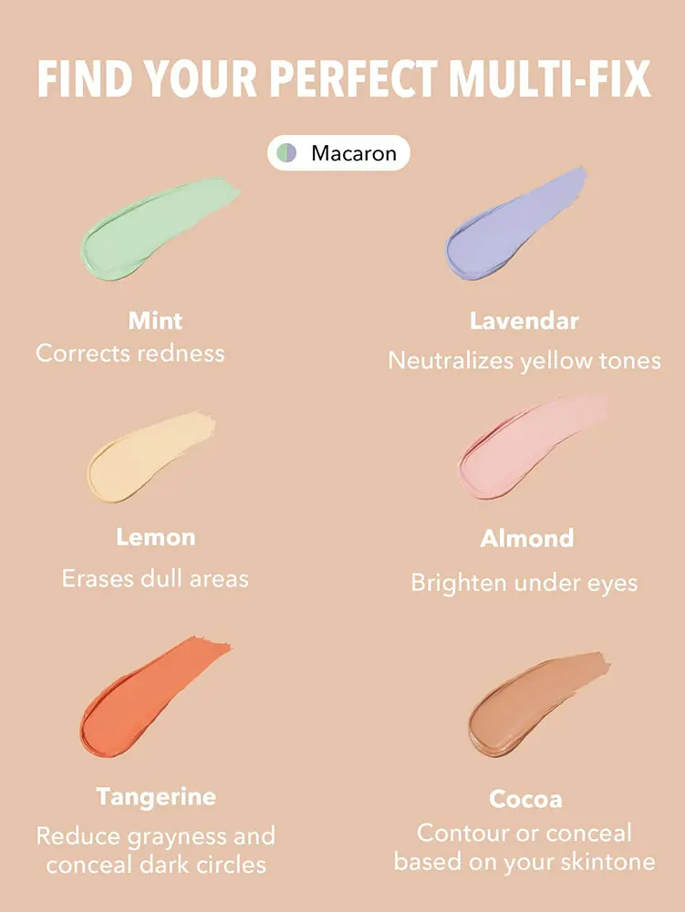 Sheglam Multi-Fix Concealer And Color Corrector-Macaron