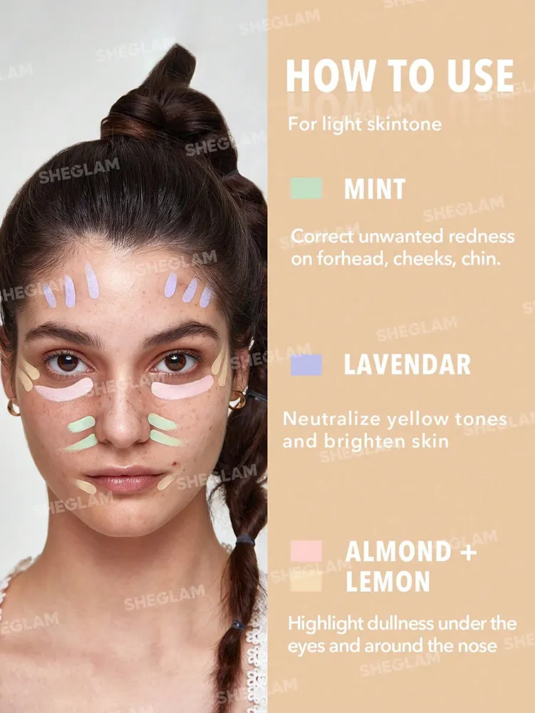 Sheglam Multi-Fix Concealer And Color Corrector-Macaron