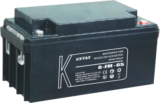 KSTAR Battery, 65Ah, 12V, for UPS, Black, 6-FM-65