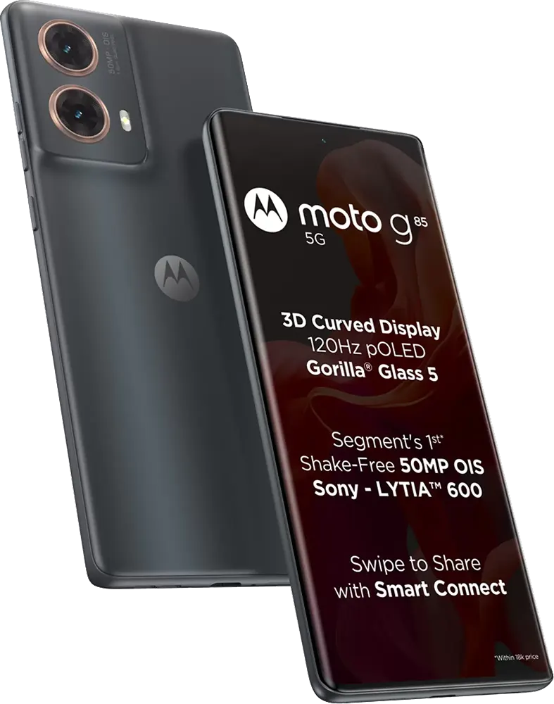 موبايل موتورولا موتو جي 85 ثنائي الشريحة ، ذاكرة 256 جيجابايت ، رامات 12 جيجابايت ، شبكة الجيل الخامس ، رمادي