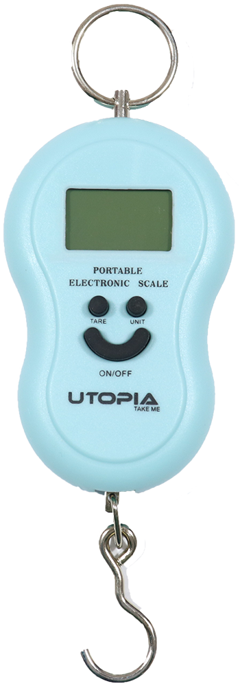 ميزان شنط إلكتروني محمول باليد من اوتوبيا ، شاشة ديجيتال ، 50 كجم ، KC-H2457