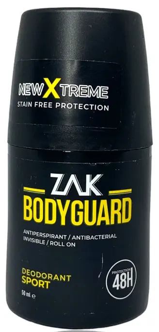 Zak Bodyguard Roll On Deodorant Sport, 50ml