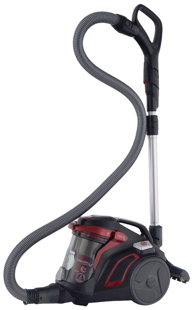 Hoover Silicone Vacuum Cleaner , 850 Watt , 2 Liter , Black x Red , HP730ALG011