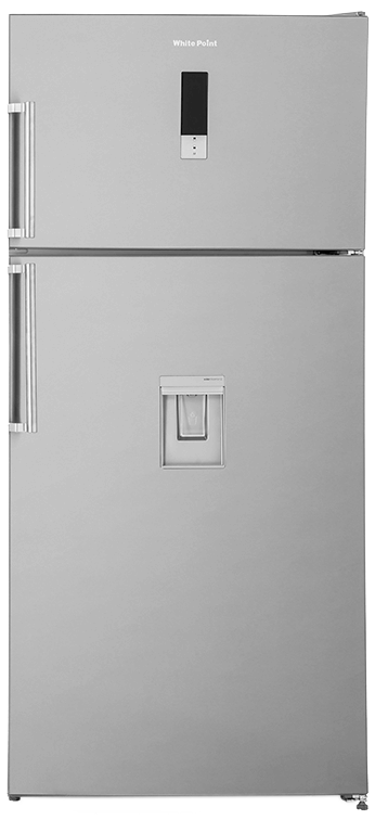White Point No Frost Refrigerator, Digital Display , Dispenser , Stainless Steel , Silver , WPR643DWDVX
