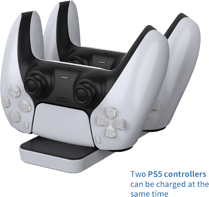 DOBE Dual Wireless Charging Dock, for PlayStation 5 Controller, TP5-0591